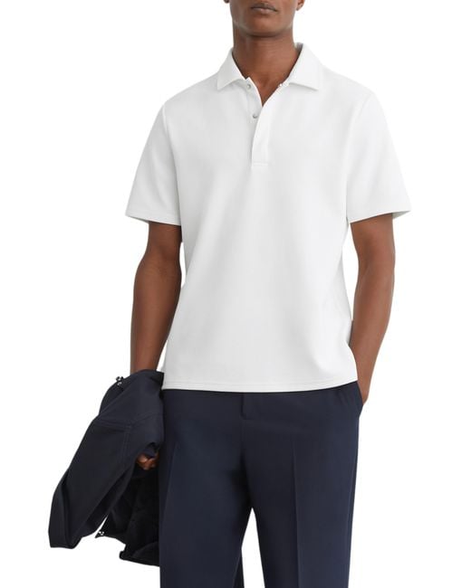 Reiss White Reed Performance Polo for men