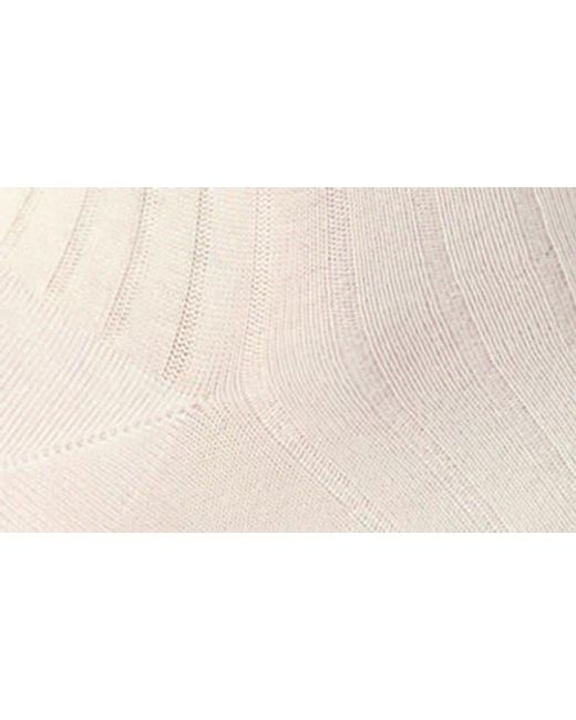 Oroblu White Lightweight Crew Socks