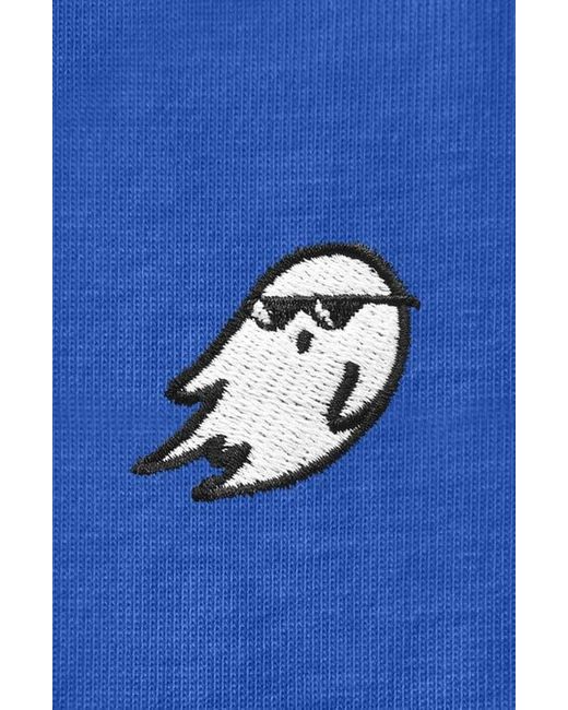 Alix Blue Ghost Mode Jersey Relaxed Tee