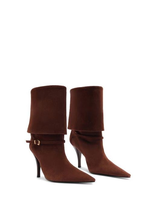 SCHUTZ SHOES Brown Rudy Stiletto Boot