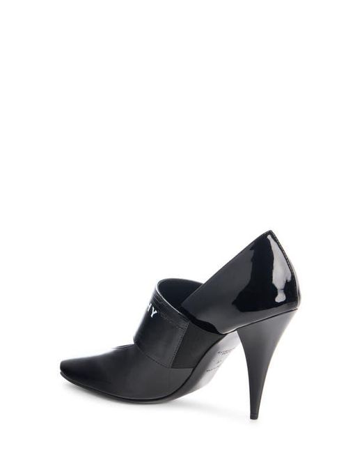 Givenchy Black Logo Square Toe Mary Jane Pump