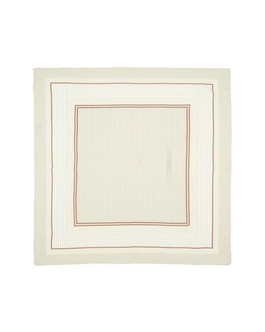 Rag & Bone Blue Pinstripe Square Scarf