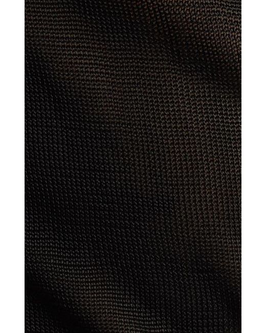EMILY DAWN LONG Black Kipling Backless Viscose Tank
