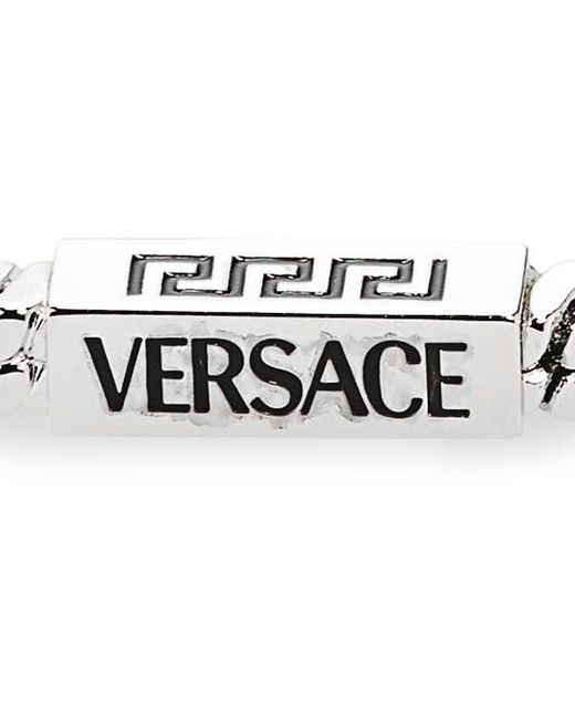 Versace Multicolor Braided Texture Bracelet for men