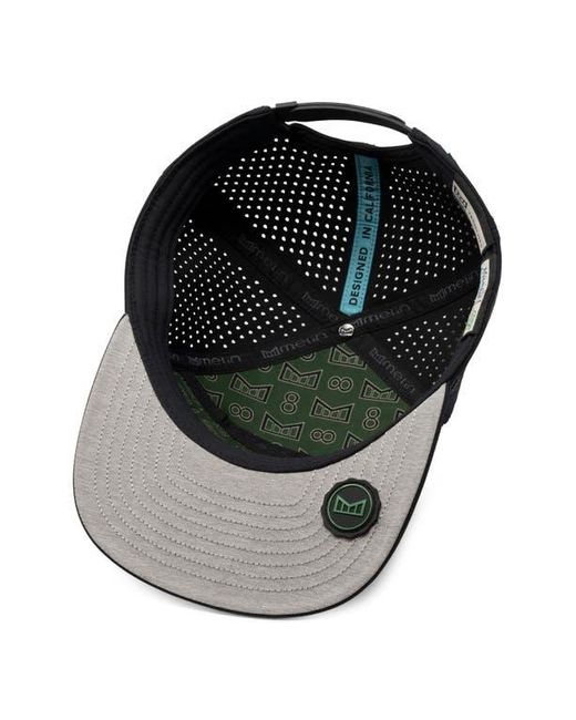 Melin Black Hydro Trenches Richard Ham Adjustable Performance Ball Cap for men