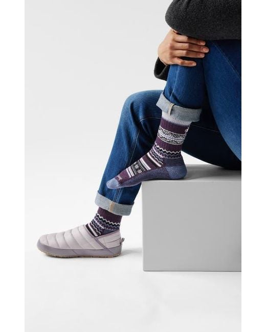 Smartwool Blue Everyday Cozy Snowed