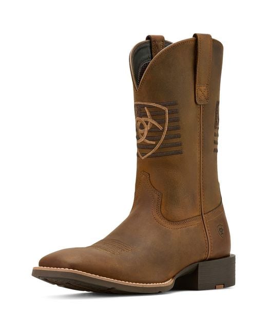 Ariat Brown Sport Freedom Western Boot for men
