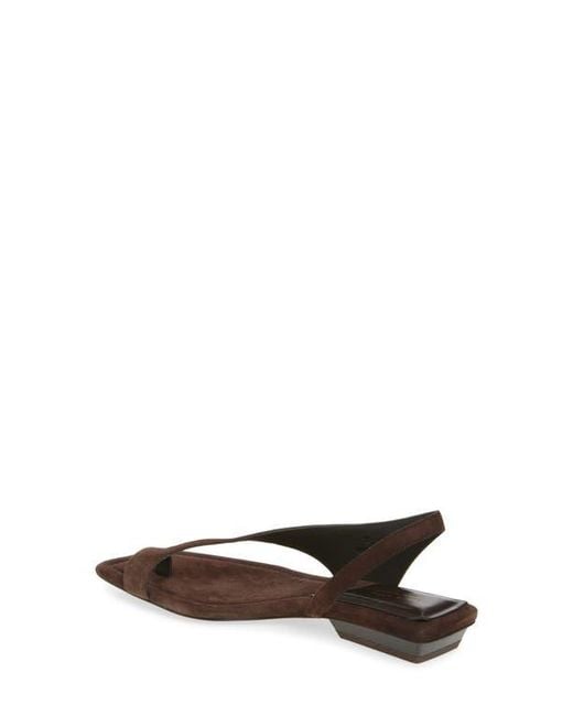 Rag & Bone White Liv Flat Sandal