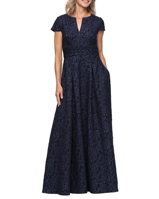 sachin and babi light blue dress Dark Green Short Sleeves Satin A-line Evening Dress with  Beadings-newarrivaldress