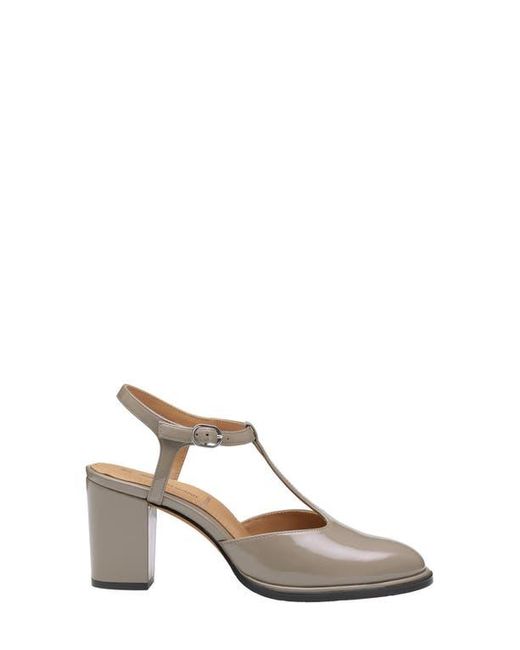 Johnston & Murphy Gray Amy T-Strap Pump