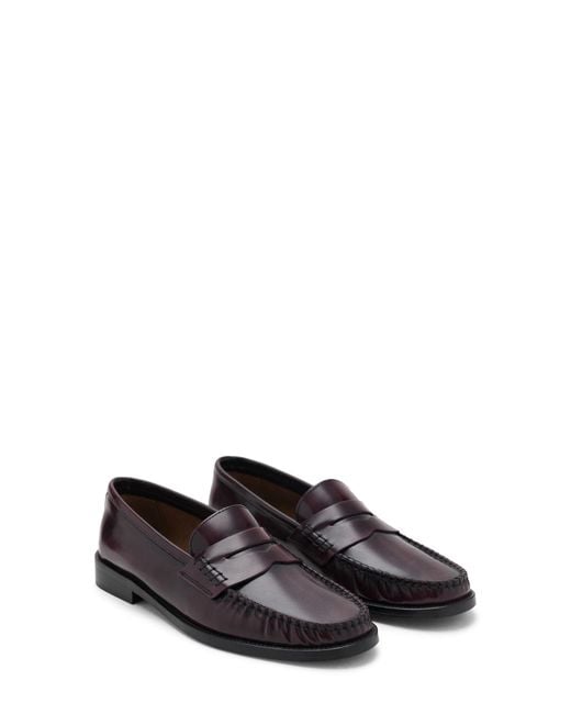 Mango Black Luisa Penny Loafer