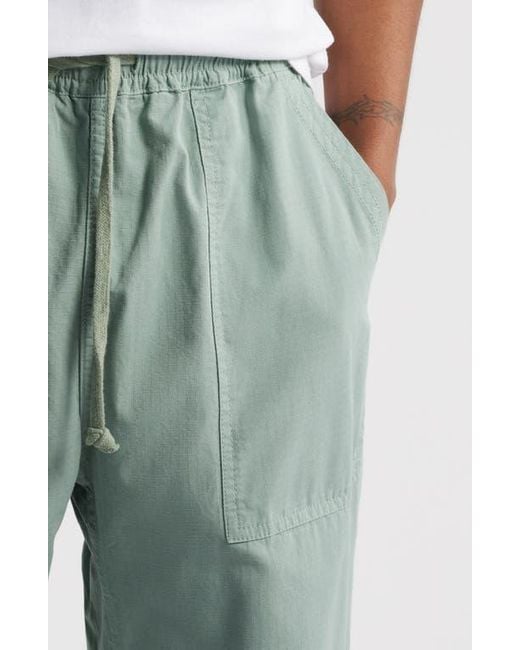 Service Works Gray Organic Cotton Ripstop Drawstring Chef Pants for men