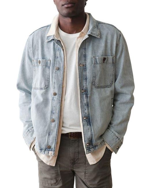 Marine Layer Gray Patrick Denim Jacket for men
