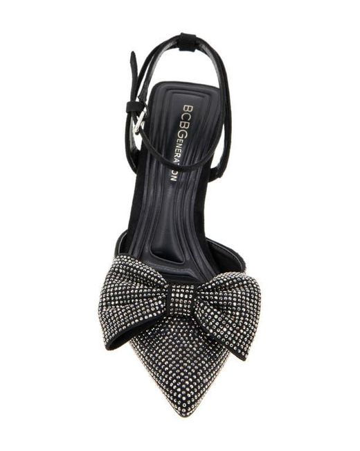 BCBGMAXAZRIA Black Idalia Pointed Toe Pump
