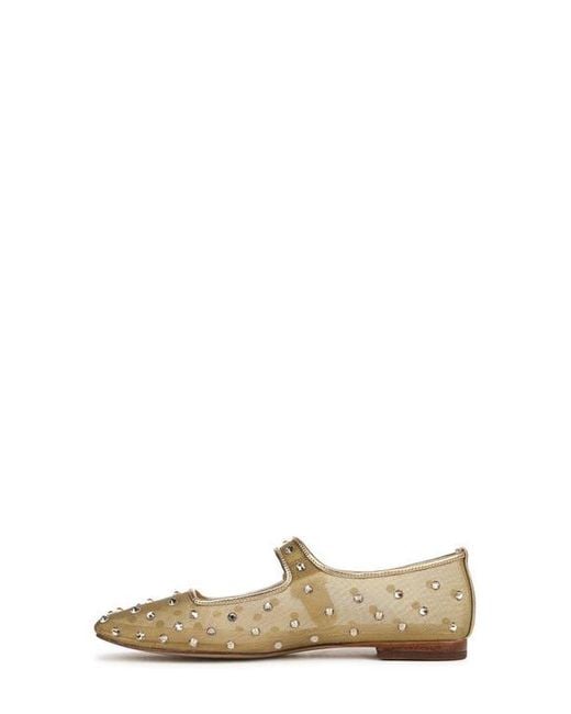 Sam Edelman Brown Michaela Shine Mary Jane Flat Shoes