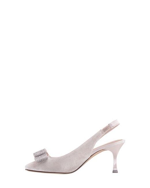 Nina White Jolanda Slingback Pump