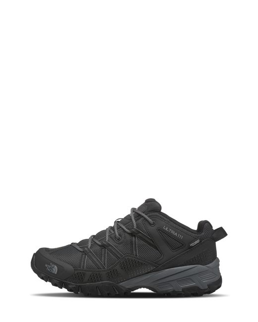 The North Face Ultra 111 Waterproof Trail Running Sneaker in Black for
