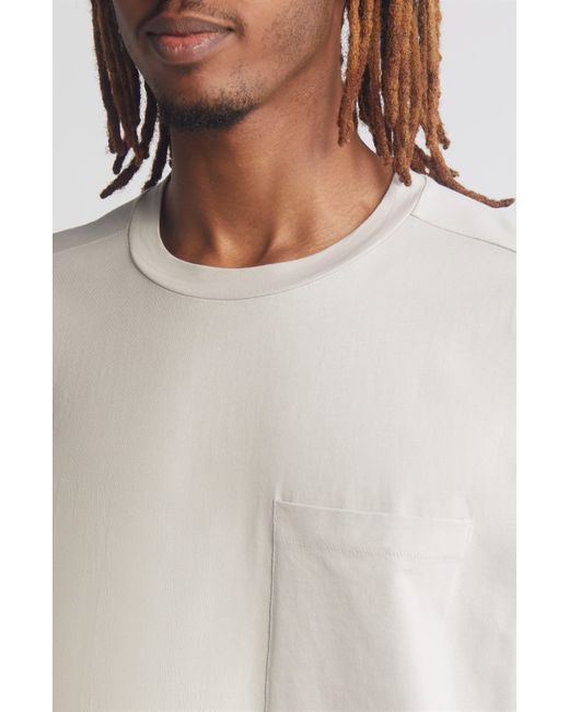 BP. White Oversize Pocket T-shirt for men