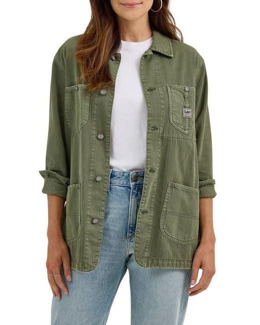 Lee Jeans Green Chore Jacket