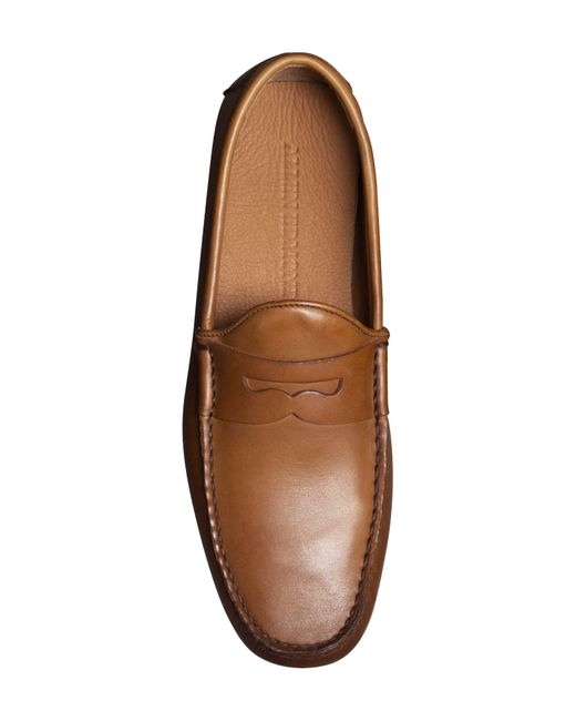 Allen Edmonds Supersport Moc Toe Penny Loafer in Brown for Men Lyst