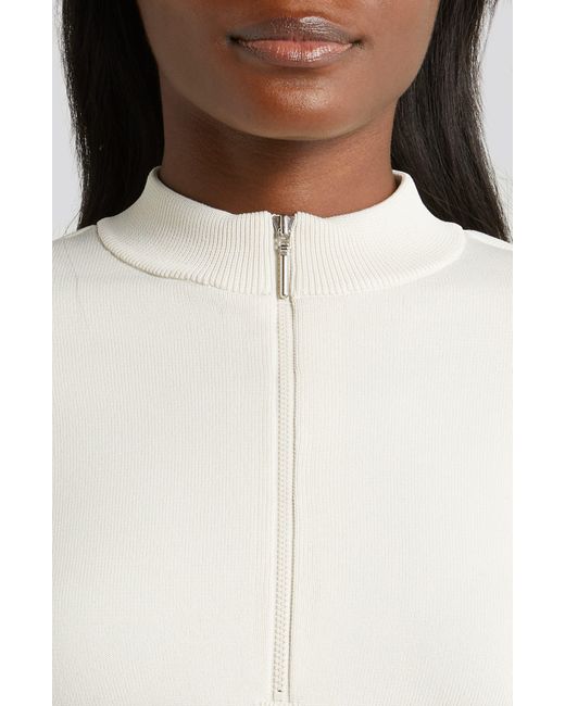Nike White Open Back Crop Sweater