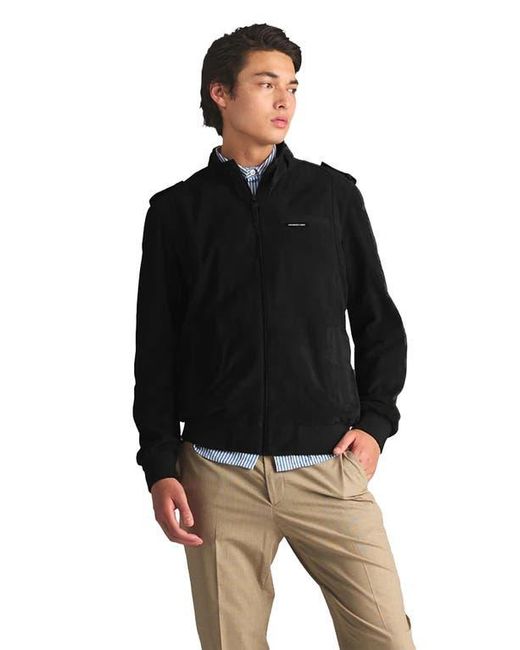 Members Only Black Soft Suede Iconic Jacket for men