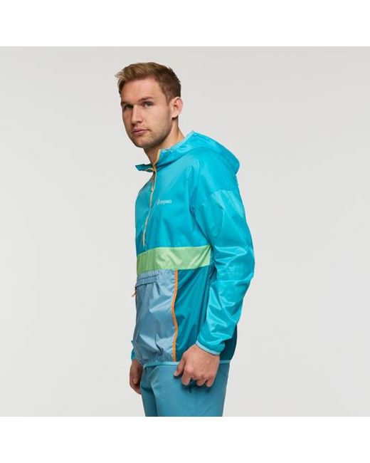 COTOPAXI Red Teca Half-Zip Windbreaker for men