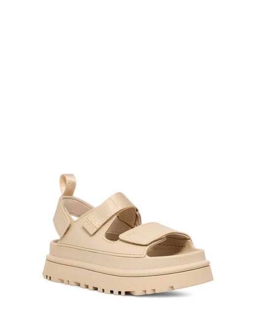 Ugg Natural Goldenglow Slingback Sandal
