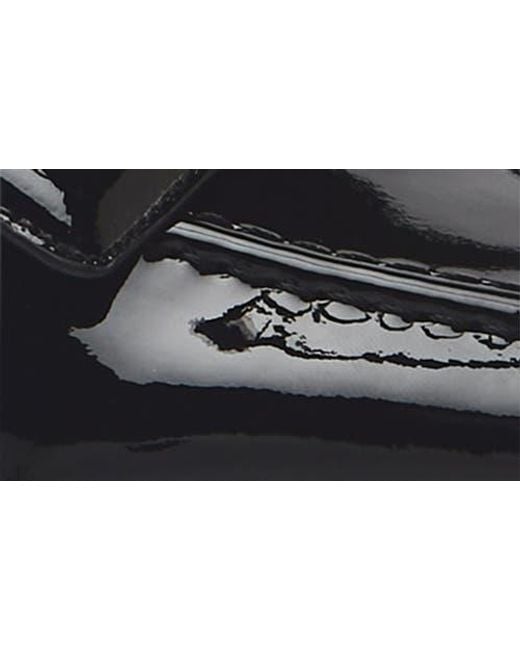 Stuart Weitzman Black Sovinnie Slingback Patent Loafer Pump
