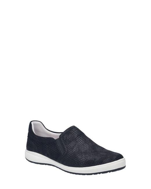 Josef Seibel Blue Caren Slip-On Sneaker