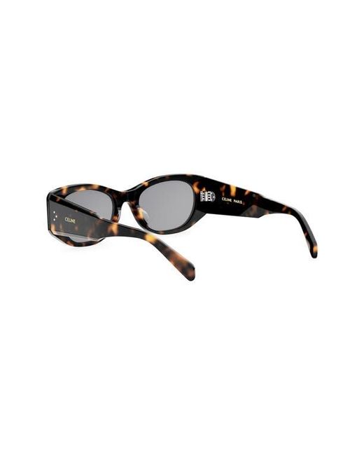 Céline Brown 3 Dots 54Mm Oval Sunglasses