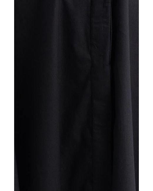 Halogen® Black Colorblock Sleeveless Cotton Dress