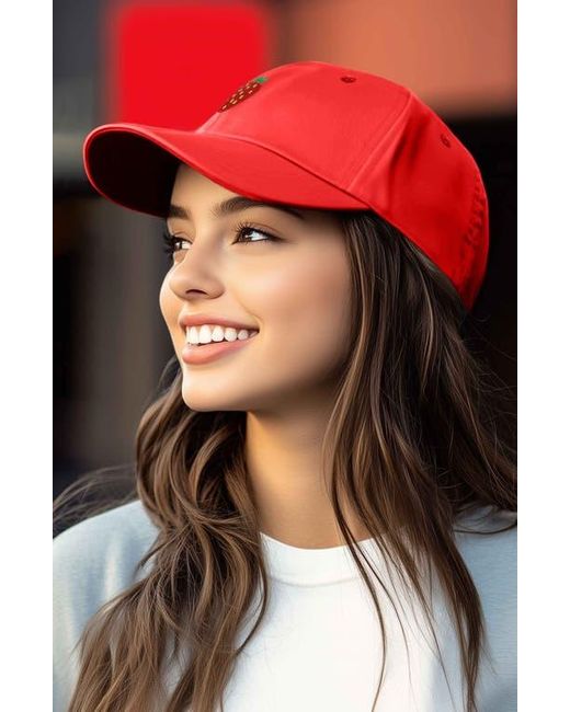 Alix Red Strawberry Hat