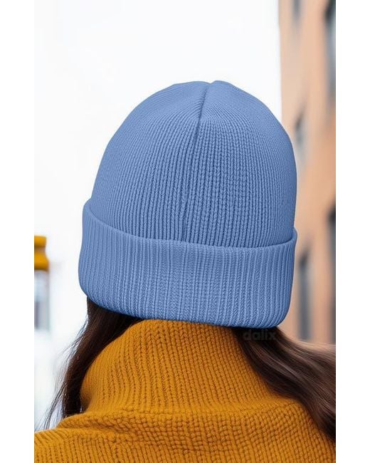 Alix Blue Salty Beanie Cap