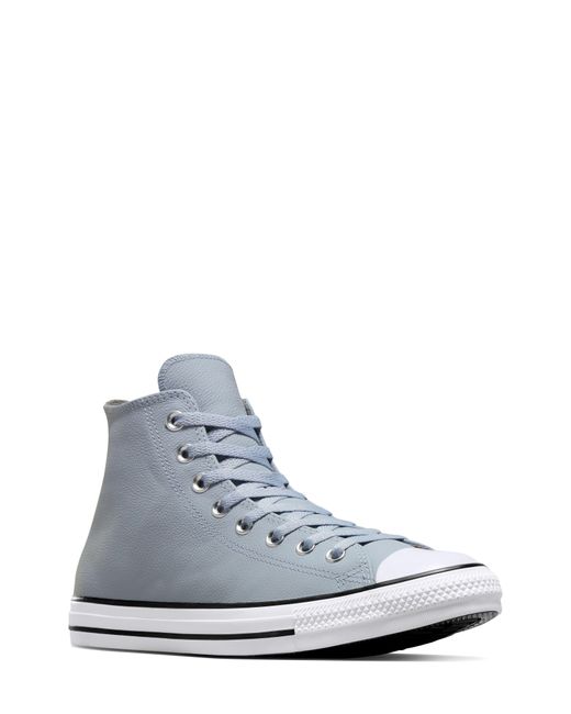 Converse White Gender Inclusive Chuck Taylor All Star Leather High Top Sneaker