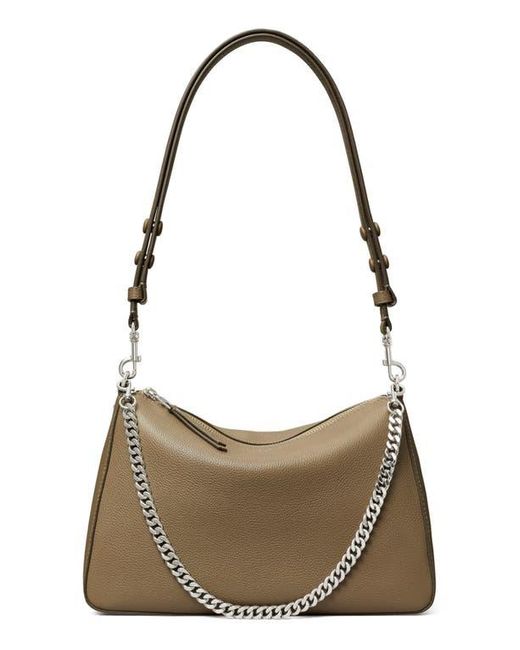 Tory Burch Brown Perry Leather Shoulder Bag