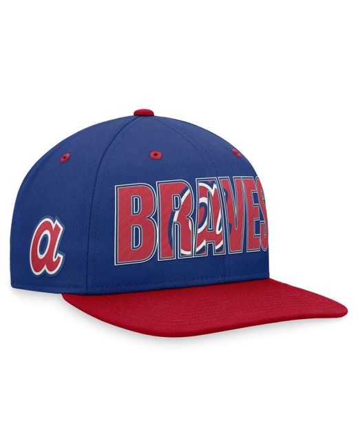 Nike Blue Atlanta Braves Cooperstown Collection Pro Snapback Hat At Nordstrom for men