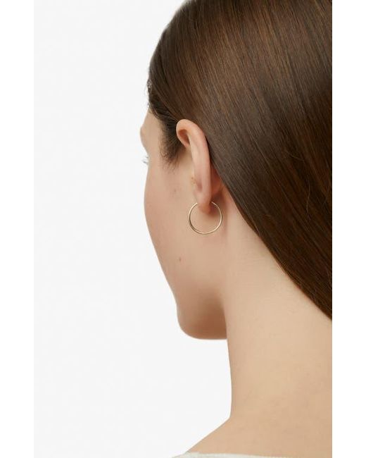 Ana Luisa Metallic Large Hoop Earrings