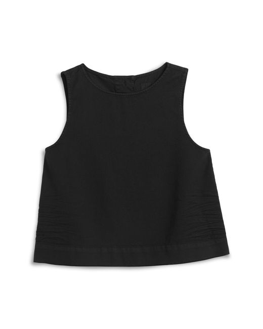 Frank & Eileen Black Cotton Shell Tank