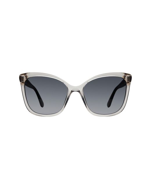 Stuart Weitzman Gray 56Mm Gradient Butterfly Sunglasses