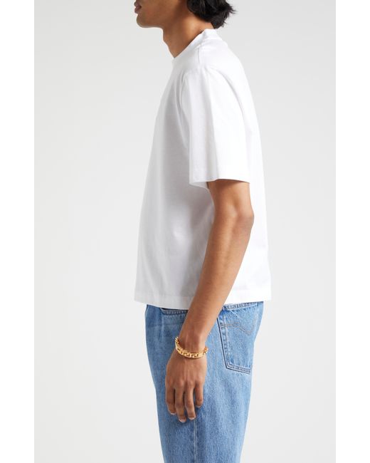 Versace White Medusa Head Cotton Jersey T-shirt for men