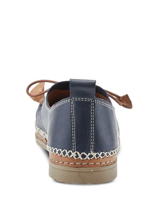 Spring Step Blue Berna Flat