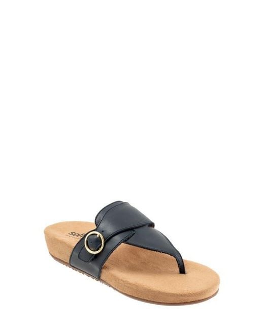 Softwalk® Blue Belize 2.0 T-Strap Sandal