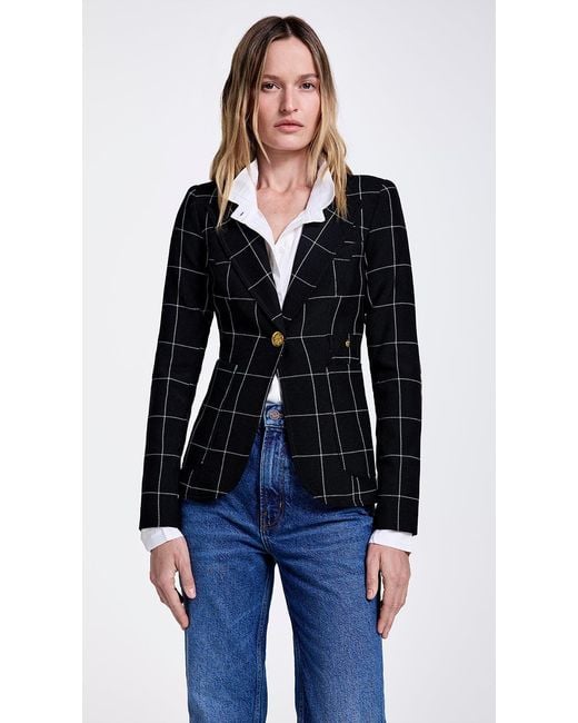 Smythe Blue Patch Pocket Duchess Blazer