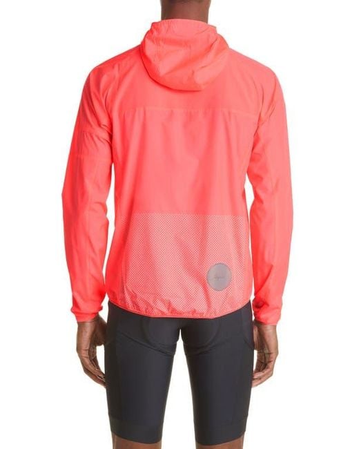Rapha Red Commuter Lightweight Packable Hooded Jacket for men