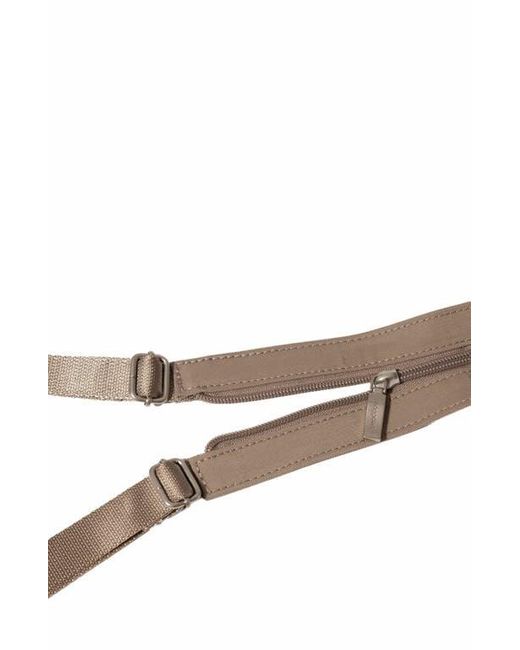 Baggallini Brown Coastal Flip Lock Day Pack