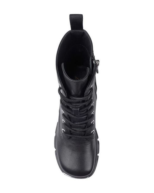 Zigi Black Cataleya Platform Combat Boot