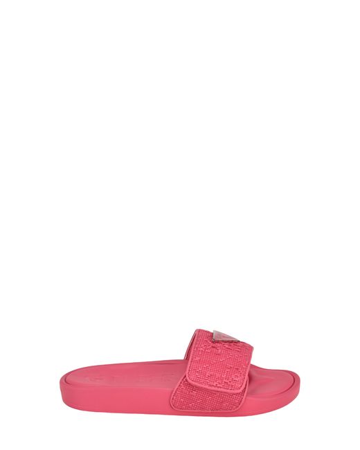 Guess Pink Callena Slide Sandal
