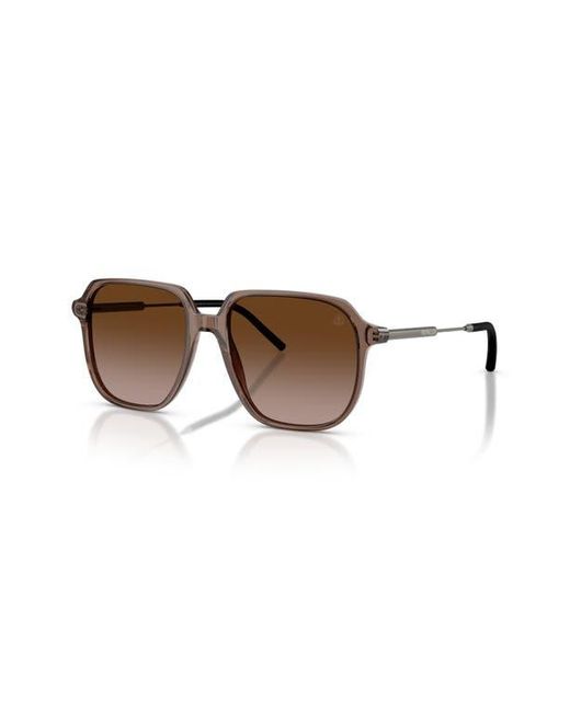 Moncler Brown 54Mm Pilot Sunglasses for men
