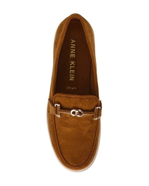 Anne Klein Brown Amara Loafer
